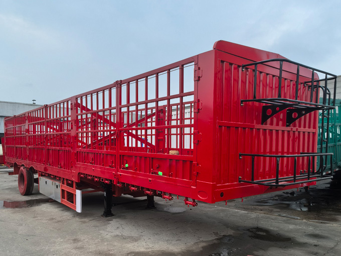 Fence Stake Bulk Cargo Semi Trailer
